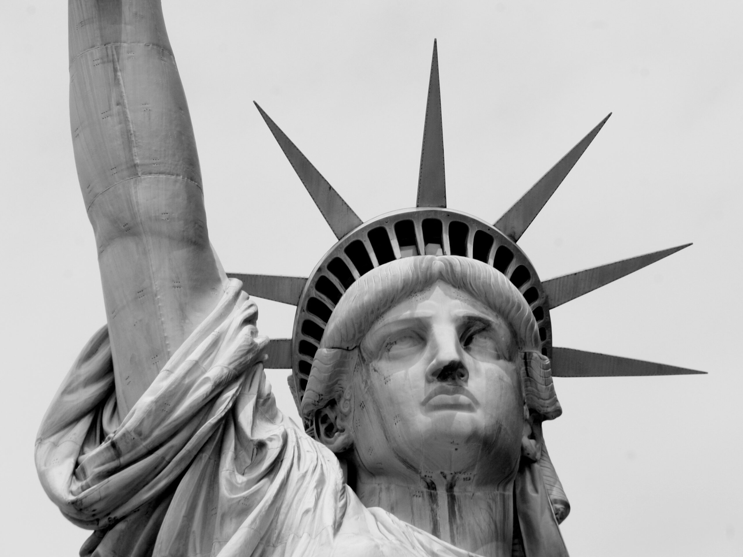 Statue of Liberty representing American freedom and immigration